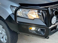 YBJ Nouveaux accessoires automobiles : Barre de protection avant en acier noir pour 4x4 tout-terrain, compatible Prado LC150 2018-2021 FJ150