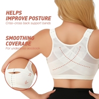 Soutien-gorge de compression post-opératoire pour femmes, correcteur de posture, respirant, push-up, sport