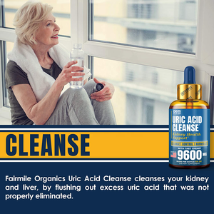 OEM Gouttes liquides nettoyantes à l'acide urique Suppléments Santé rénale Confort articulaire et désintoxication Acide urique liquide de soutien pour adultes - Product Image 3