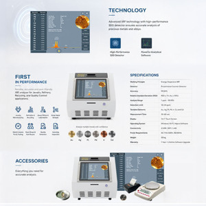 Analizador de Metales para Joyería XRF de Laboratorio, el Mejor Probador, Sistema de Detección de Alta Precisión y Calidad - Product Image 4