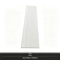 Plinthe moderne en composite pierre-plastique (SPC) recyclable, éco-responsable, sans formaldéhyde, entièrement étanche, garantie 5 ans