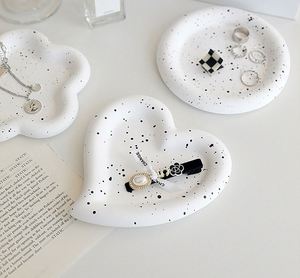 HOME - Ceramic Jewelry Tray, Decorative Trinket Dish Birthday Mother's Day Christmas <b>Gift</b> for Women - Product Image 4
