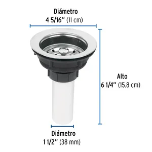 หลักพร้อม54หน่วยเคาน์เตอร์ตะกร้าสแตนเลส3-1/2 'ท่อพลาสติก foset - Product Image 3
