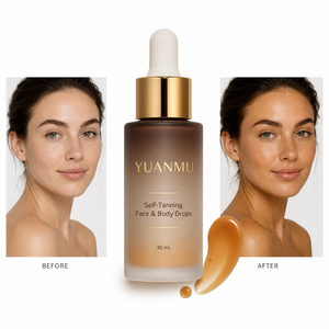Accélérateur de bronzage naturel longue durée sans cruauté animale pour le visage et le corps – Gouttes autobronzantes - Product Image 1