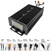 Kit de conversion de vélo électrique 2000W avec moteur moyeu étanche, écran LCD et 7 vitesses