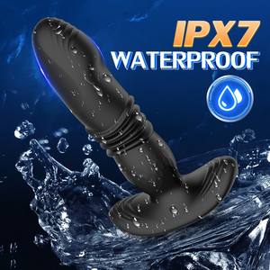 Weiblicher Stoßvibrator und Analplug mit Prostata-Massagegerät für Männer, Sexspielzeug-Box für Massagepistole und Analsex - Product Image 6