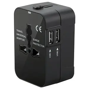 Adaptor perjalanan internasional colokan listrik outlet 5V universal adaptor pintar Afrika Selatan ke Italia steker adaptor perjalanan