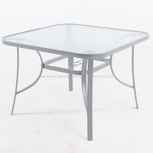 Leisure Modern <b>Aluminum</b> Frame Outdoor Dining <b>Table</b> and Chairs Set for Hotel Park & Villa Use - Product Image 6