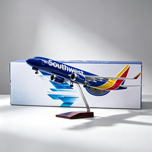 Modèle d'<span class=keywords><strong>avion</strong></span> Boeing <span class=keywords><strong>737</strong></span> vintage en métal 1/200, modèle d'<span class=keywords><strong>avion</strong></span> blanc en métal moulé sous pression pour la décoration de bureau - Product Image 6