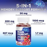 SWOOT Gummies à haute teneur en vitamine B12 pour le cerveau, la mémoire et le sommeil, 3000 mcg, végétaliens, 60 unités, complément nutritionnel quotidien personnalisé