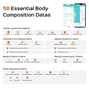 <span class=keywords><strong>Balance</strong></span> connectée intelligente pour la maison, 8 électrodes, pesée corporelle électronique numérique, analyse de la composition corporelle, <span class=keywords><strong>balance</strong></span> de pesée pour supermarchés - Product Image 5