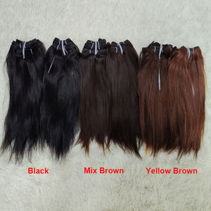 Letsfly 9A Originale Dei <span class=keywords><strong>Capelli</strong></span> Della Miscela di Colore Marrone Diritto 100% del Virgin Dei <span class=keywords><strong>Capelli</strong></span> Umani di Vendita Calda 20PCS Commerci All'ingrosso Per La Donna Nera - Product Image 3