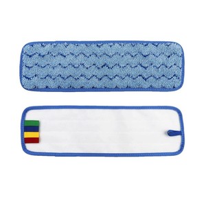 <b>Flat</b> <b>Mop</b> Cloth Replacement 45x14cm 65x14cm 95x14cm Blue Polyester For Commercial Use Hotel Property Hospital - Product Image 5