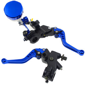 मोटरसाइकिल मास्टर सिलेंडर हाइड्रोलिक ब्रेक पंप क्लच बर लीवर जलाशय सेट हाइड्रोलिक लीवर मास्टर सिलेंडर ब्रेक लीवर - Product Image 4