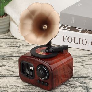 Modèle de gramophone rétro Yu Mo, décoration compacte pour la maison, décoration de salon, accessoire de photographie multifonctionnel - Product Image 3