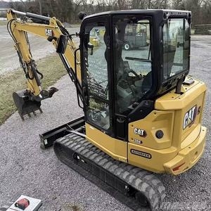 Excavadora de cadenas compacta Caterpillar 304 usada de 4 toneladas, excavadora hidráulica compacta para trabajos de construcción en sitios estrechos municipales - Product Image 1