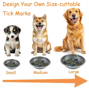 Colorido 3 tamanho silicone espiral pet food alimentador inserir com ventosas para retardar comer para cães perfeito com pet tigelas - Product Image 4