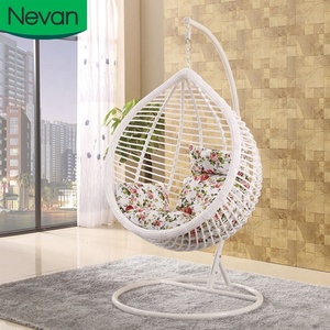 Meilleur fauteuil suspendu en forme d'œuf <span class=keywords><strong>blanc</strong></span> pour jardin, style nordique moderne, pour les loisirs en plein air, 2021 - Product Image 1