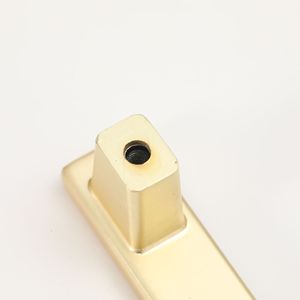Minimalist Zinc Alloy Furniture Handle Rectangle <b>Black</b> Gold Cabinet Drawer Handle Durable Die Casting - Product Image 3