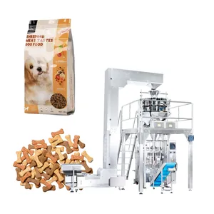 Remplissage automatique 500g 1kg graines de sorgho haricots riz sucre mélangé volaille Grains oiseau nourriture pour animaux de compagnie Machine d'emballage