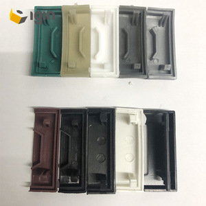 PVC Plastic Door Plate <b>Drain</b> Hole <b>Cover</b> Plug Cap 30mm 35mm Water Resistant Buckle Mounting Minimalist Design - Product Image 1