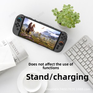 Geteilte Transparente PC-Schutzhülle für <span class=keywords><strong>Switch</strong></span> 2 mit Joy-Cons Stoßfeste Rutschfeste Leichte Langlebige Gaming-Griffabdeckung - Product Image 5
