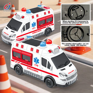 Chengji ของเล่นพลาสติก<span class=keywords><strong>รถ</strong></span>แบบหมุนได้อเนกประสงค์ของเล่น<span class=keywords><strong>รถ</strong></span>พยาบาลของเล่นพลาสติกลายการ์ตูน - Product Image 2