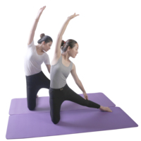 Tapis de yoga antidérapant et anti-déchirure, tapis de yoga professionnel à haute résilience pour l'entraînement, le yoga, le Pilates et les exercices au sol, avec sangle de transport