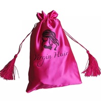 Sacs en Satin de soie, étiquettes privée, Logo personnalisé, Design imprimé, lots de perruques, portefeuille, Extensions de cheveux, paquet expédition, pièces