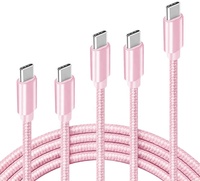 Kabel pengisi daya cepat, kabel pengisian daya USB tipe-c 60W, pengisian cepat, 3A, dengan fungsi pintar untuk ponsel dan kabel USB Printer