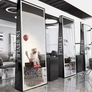 Station de coiffure et de beauté de luxe avec miroir et éclairage LED, meuble de salon de coiffure, modèle 2026, direct usine - Product Image 3