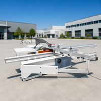 Scie à panneaux numérique horizontale de haute précision avec table coulissante automatique pour le travail du bois et du contreplaqué