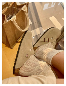 <span class=keywords><strong>Zuecos</strong></span> de Cuero Genuino de Marca de Diseñador Popular, Cómodos y Disponibles al por Mayor, para Hombre y Mujer - Product Image 5