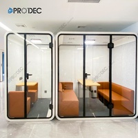 Cabine téléphonique de bureau insonorisée pour réduire le bruit, cabine d'appel pour la confidentialité des réunions