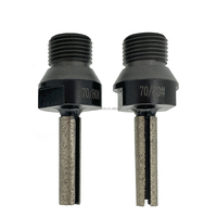 Meilleure qualité D10MM/D12MM/D16MM diamant tambour roue diamant Cnc routeur Bits diamant Cnc doigt Bits pour granit/marbre/Quartz