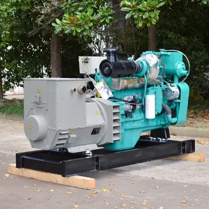 Motor marino de las islas Maldivas, 6CT8.3-GM115 genset 125 kva con generador marino Cummins 100 kw
