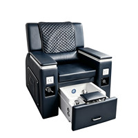 Fauteuil de pédicure pour salon de manucure, bain de pieds inclinable, électrique, réglable, multifonctionnel, tout-en-un, massage, extensions de cils