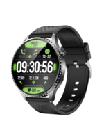 Montre connectée MT800, écran AMOLED 1,56'', moniteur de fréquence cardiaque ECG, appels Bluetooth, étanche IP67, paiement hors ligne, montre connectée fitness