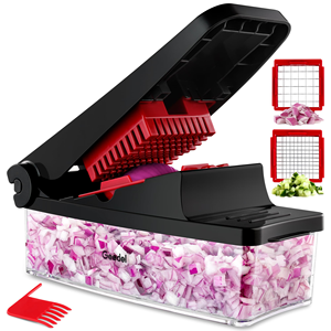 Hachoir à oignons professionnel en acier inoxydable, multifonction, pour légumes, fruits et fromages, coupe-légumes de cuisine - Grande Vente - Product Image 1