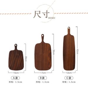 เขียงไม้บีชแข็งพร้อมด้ามจับเป็นมิตรกับสิ่งแวดล้อมปรับขนาดได้สำหรับใช้ในห้องครัวพิซซ่าเสิร์ฟและเก็บอาหาร - Product Image 6