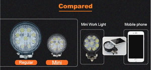 Offre Spéciale 12V 3 pouces Mini lumière ronde de travail de LED petit vélo lumière de conduite pour la <span class=keywords><strong>moto</strong></span> et l'état neuf de voiture - Product Image 4