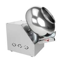 Machine de recouvrement de chocolat, d'amandes, de noix et de cacahuètes ZONELINK, électrique, à commande PLC, 220V, facile à utiliser