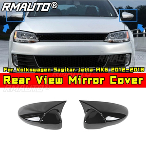 ฝาครอบกระจกมองหลังรถยนต์ ป้องกันรอยขีดข่วน สำหรับ Volkswagen Sagitar Jetta MK6 2012-2018 ชุดแต่งรถยนต์ อุปกรณ์ตกแต่งรถยนต์ - Product Image 2