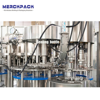 Machine de remplissage isobare automatique, équipement d'embouteillage de boissons gazeuses, de sodas et d'eau pétillante en bouteilles PET