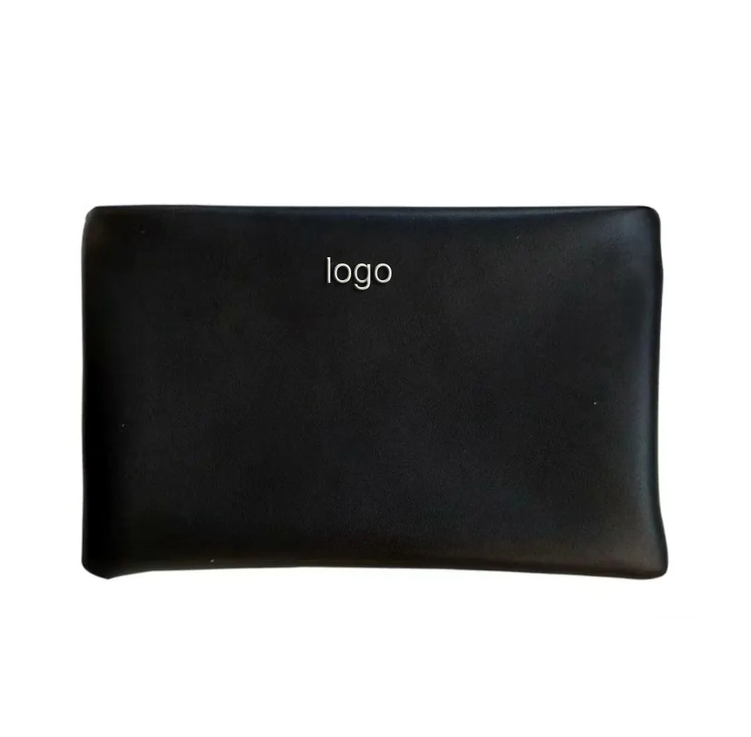 Custom Logo Maquiagem Bag Mulheres Beauty Gift Bag para Promoção Luxo PU Leather Cosmetic Bag Zippered Pouch