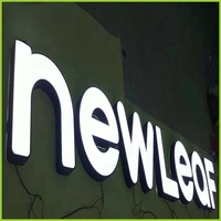 Panneau publicitaire lumineux DakeSign 3D en lettres acryliques LED rétroéclairées, étanche IP65, conception gratuite, OEM ODM, pour centres commerciaux