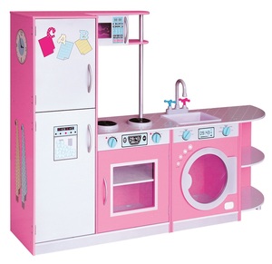 Jouet de <span class=keywords><strong>cuisine</strong></span> en <span class=keywords><strong>bois</strong></span> éducatif de grande taille pour enfants, avec fonction de lavage et de cuisson, design personnalisé - Product Image 4