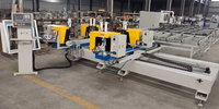 Línea de Máquina de Soldadura CNC Horizontal Totalmente Automática de 4 Cabezas y Máquina de Limpieza de Esquinas, Avanzada, Práctica y Duradera