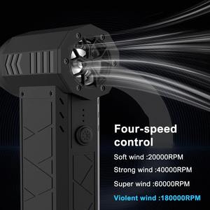 Новый 200000 об./мин. Мини-Турбо-струйный вентилятор электрический, с регулируемой скоростью ветра, перезаряжаемый, для чистки автомобиля - Product Image 3