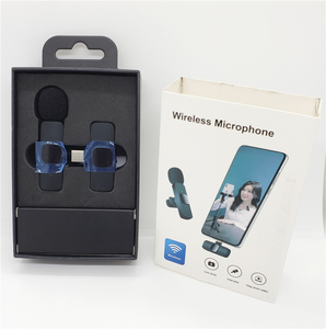 Micrófono de Solapa Inalámbrico K9 con Clip Portátil para Grabación de Audio y Video Mini Mic para iPhone Android Teléfono Móvil Carga en Vivo - Product Image 6